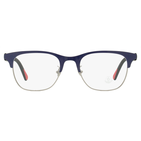 Moncler Rectangular Eyeglasses ML5193H 090 Blue /Black 51mm - Picture 2 of 3